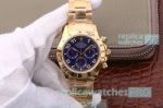 Swiss Replica Gold Rolex Daytona Watch Blue Dial 40mm From JH Factory